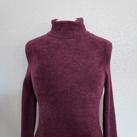 ExOfficio Maroon Turtleneck Sweater Size S/P - Picture 1 of 10